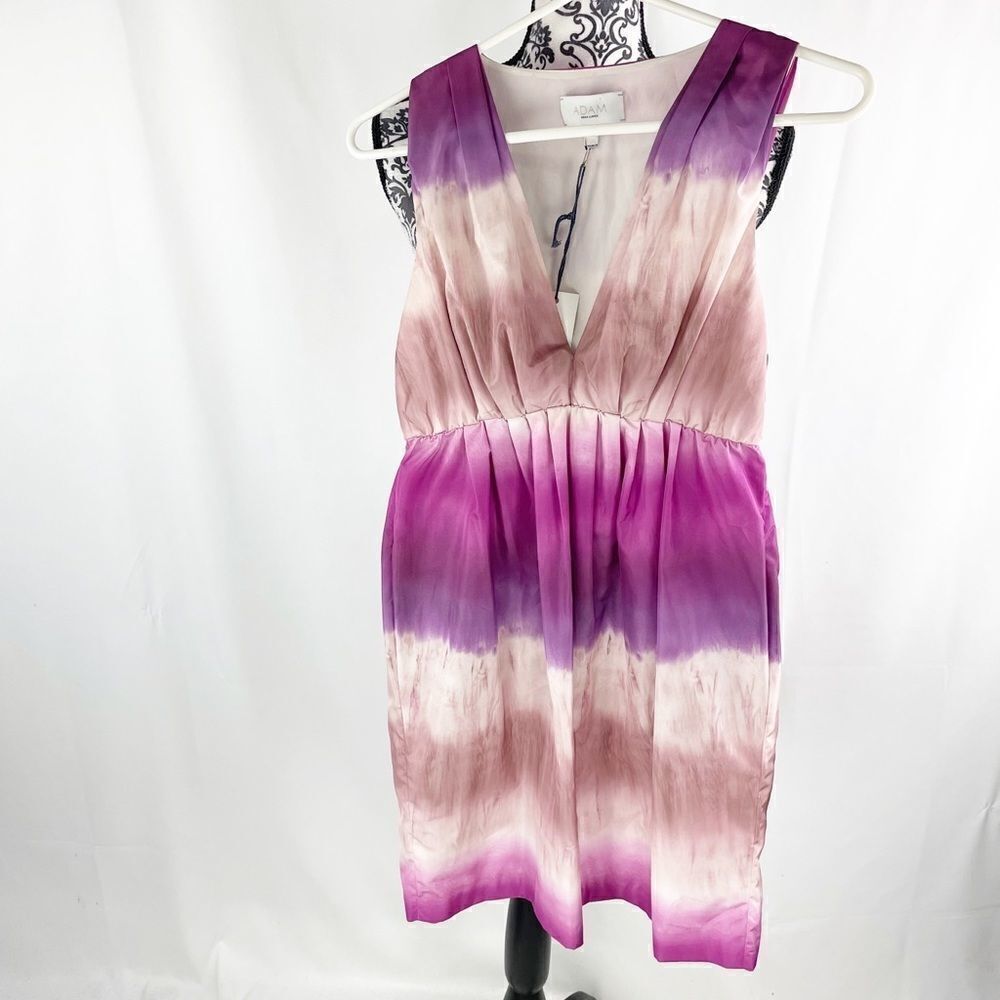 Adam Adam Lippes Tie Dye Fit & Flare Dress